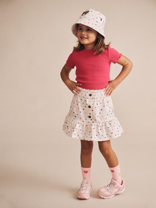 Huxbaby Cherry Rib Tee In Red