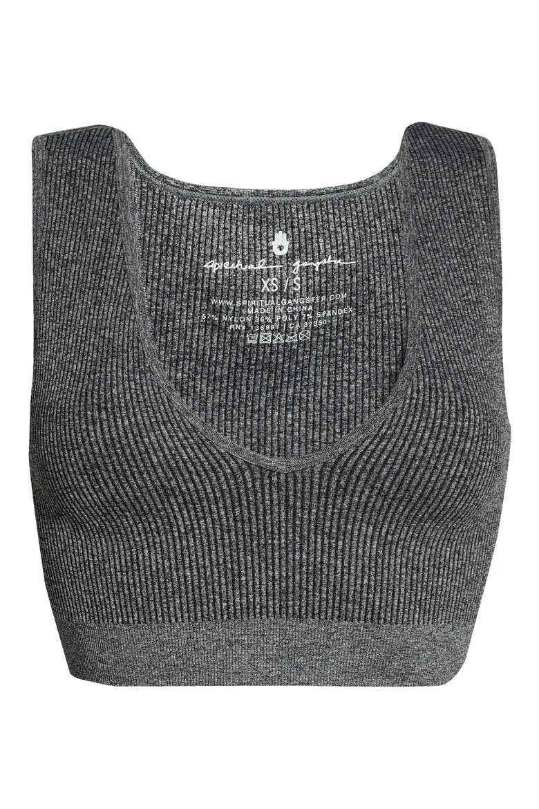 Metta Plunge Brami Bralette, Alternate, color, HEATHER GREY
