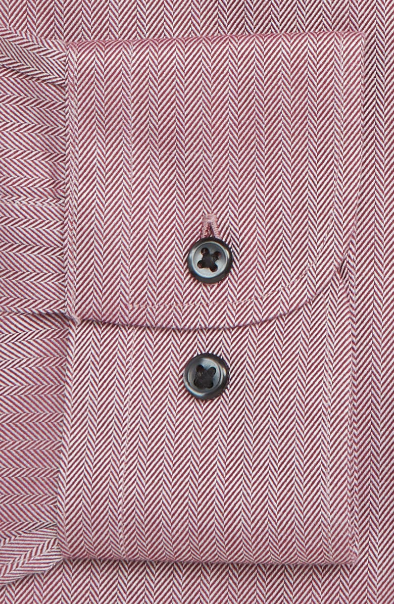 Nordstrom Smartcare<sup>™</sup> Traditional Fit Herringbone Dress Shirt, Alternate, color, 