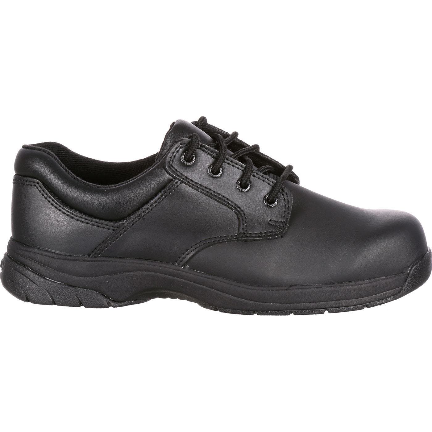 Rocky Slipstop 911 Plain Toe Oxford Shoe, Main, color, Black