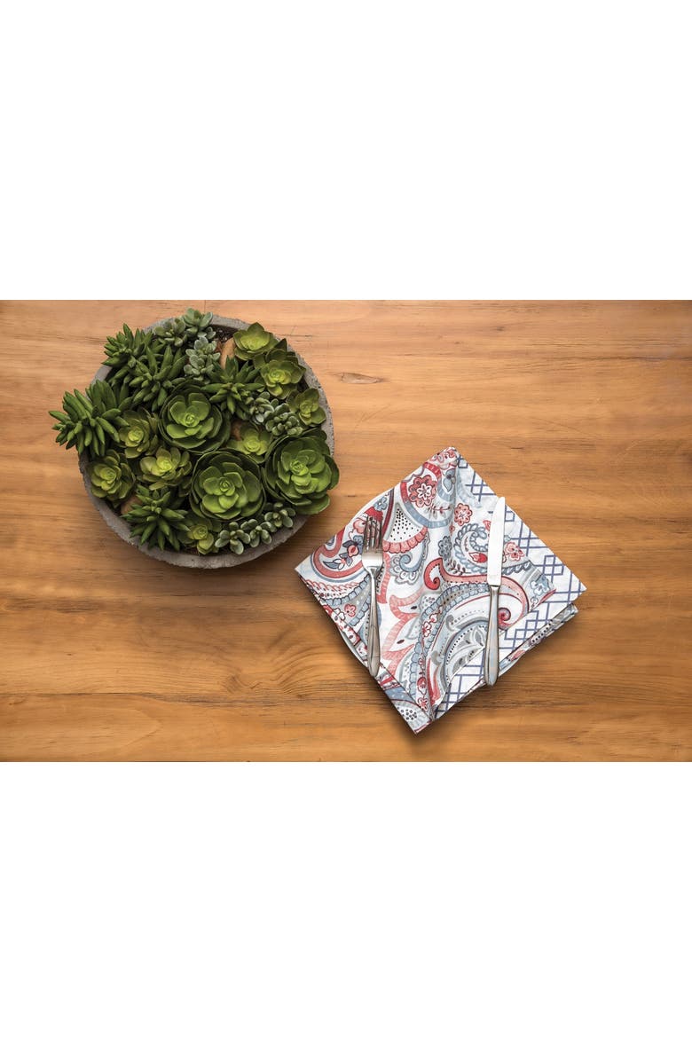 C&F Home Claiborne Cloth Napkin Set of 6, Alternate, color, Blue