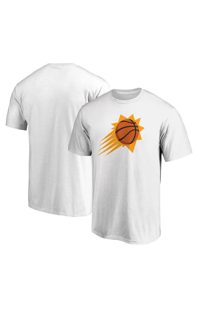 FANATICS Men's Fanatics Branded White Phoenix Suns Primary Team Logo T-Shirt, Main, color, White