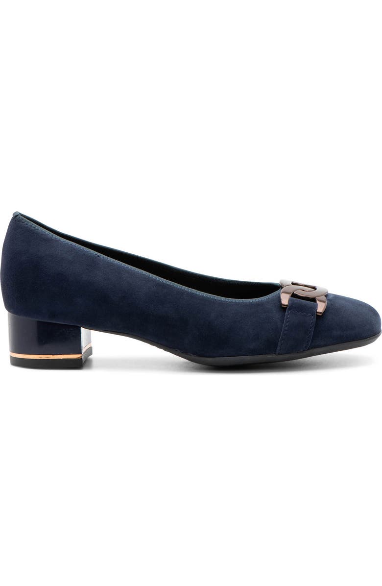 ara Gallant Chain Pump, Alternate, color, Midnight Blue