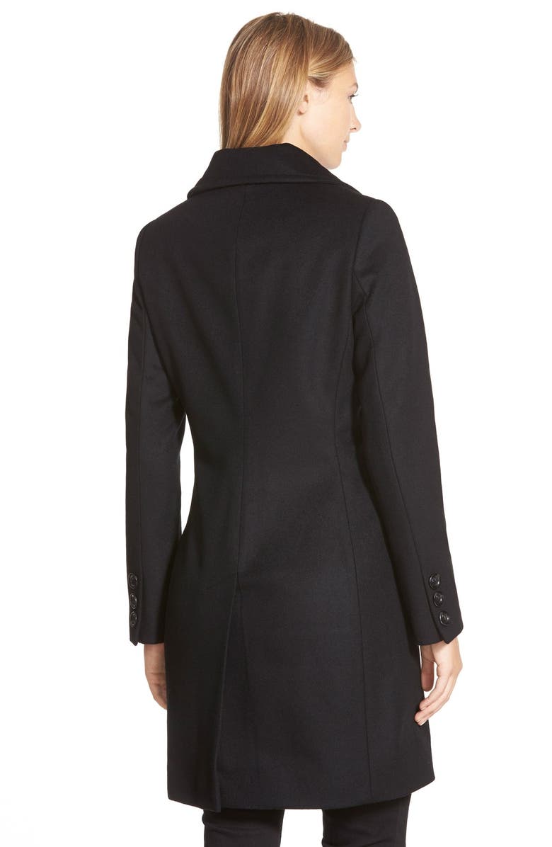 Kristen Blake Single Breasted Wool Blend Coat, Alternate, color,
