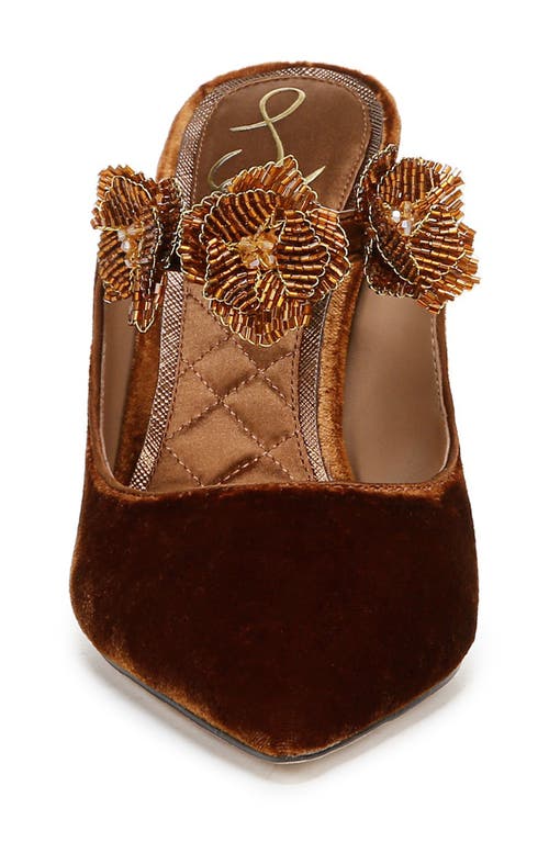 Sam Edelman Amelie Mule Pump Spiced Camel Brown