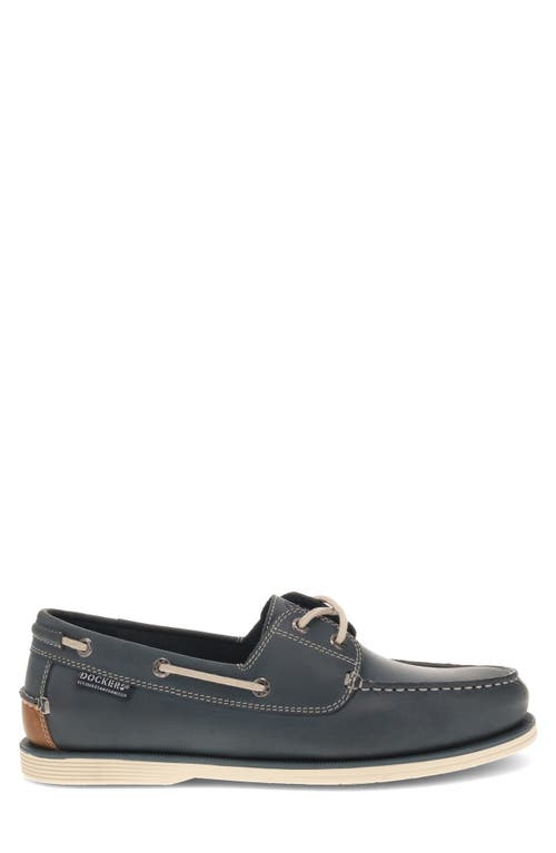 Dockers Mens Dennison Genuine Leather Dress Casual Boat Shoe In Navy