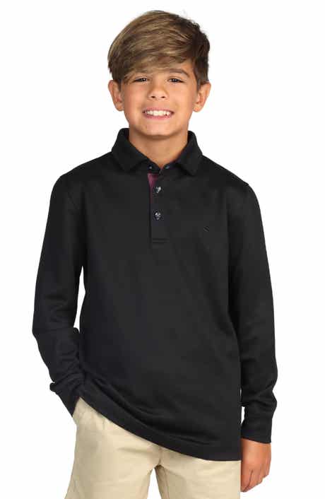 TailorByrd Kids' Long Sleeve Polo