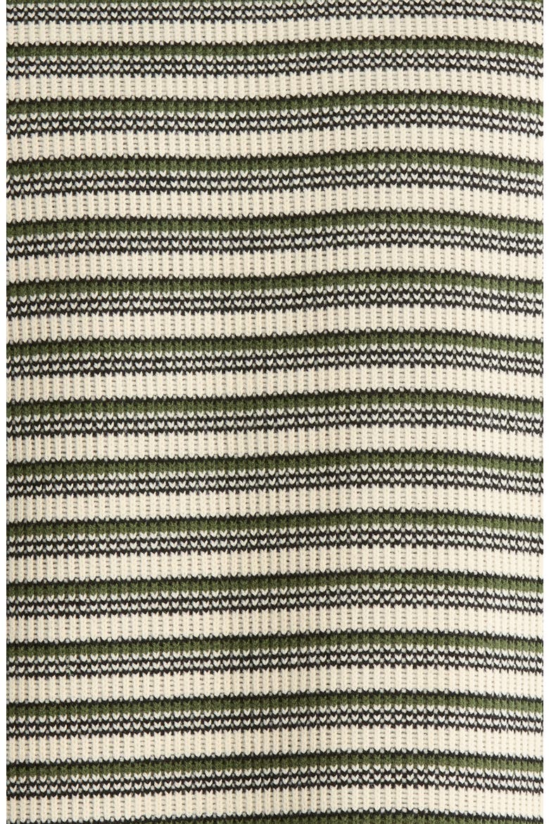 Speak Stripe Cotton T-Shirt, Alternate, color, OLIVE