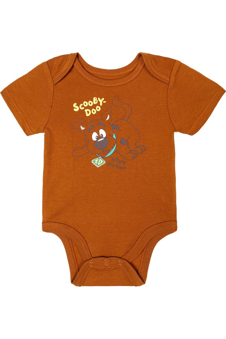Bodysuit and Hat Set, Alternate, color, Scooby Doo Brown