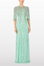 Jenny Packham Astra Sequin-Embellishment Maxi Dress