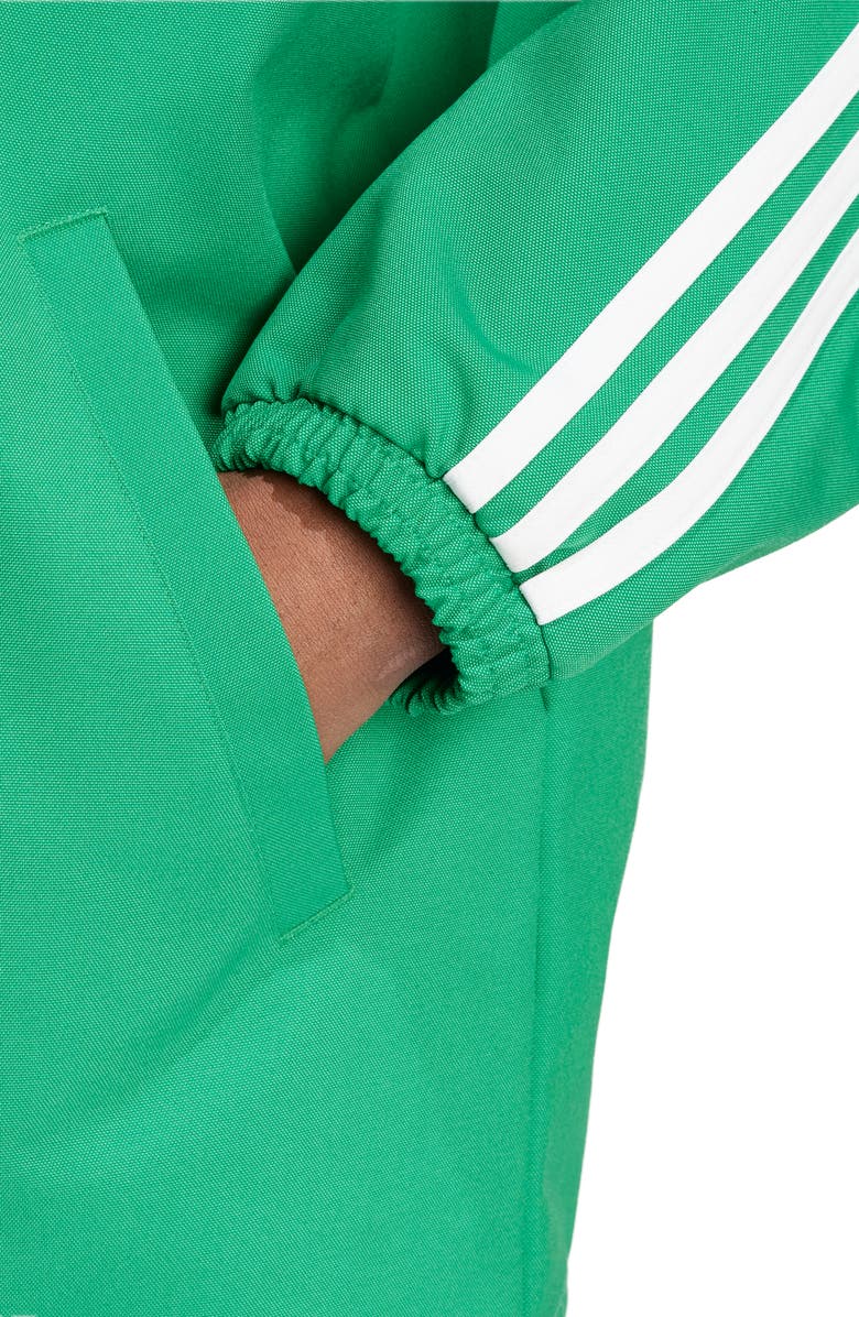 adidas Adicolor 3-Stripes Recycled Polyester Coach's Jacket, Alternate, color, 