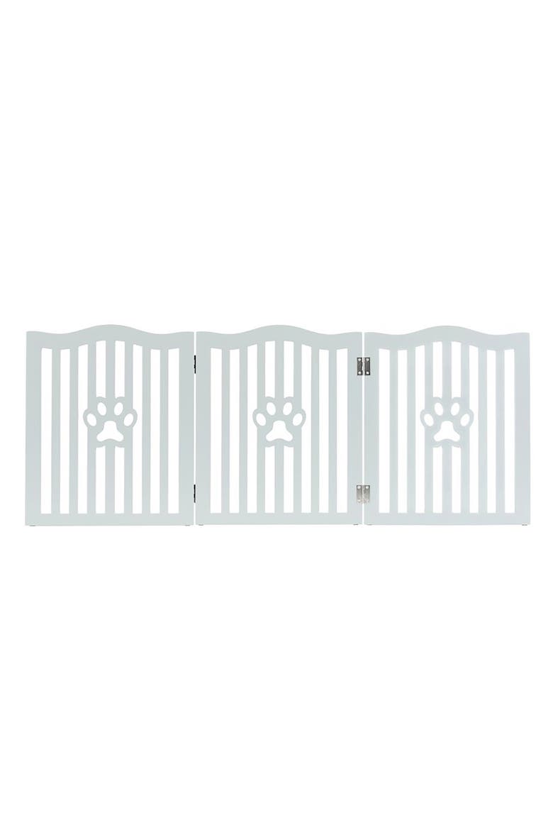Wooden Free Standing Pet Gate for Small Dogs and Cats, Main, color, Multicolored