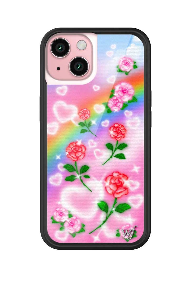 Heavenly Roses iPhone Case, Alternate, color, Pink
