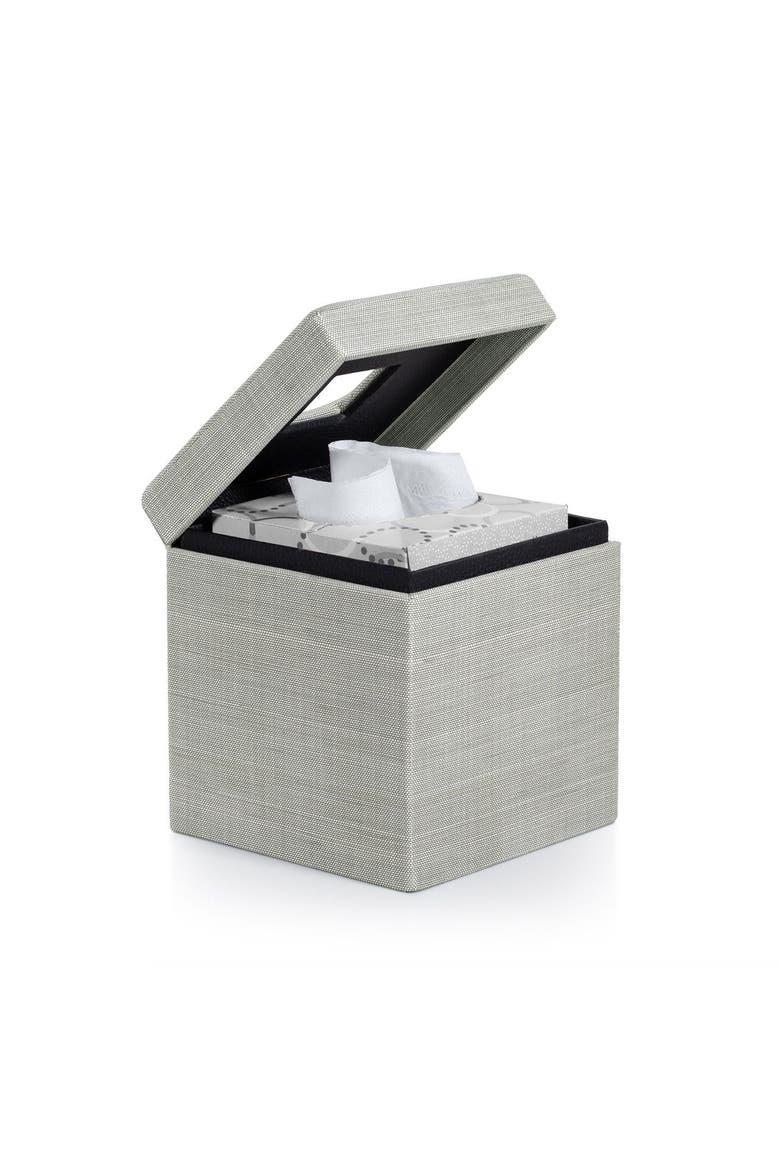 Araba Silver Tissue Cover, Alternate, color, GREY