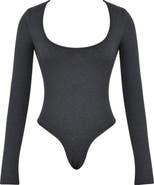 HOUSE OF CB Marianna Long Sleeve Cotton Blend Bodysuit