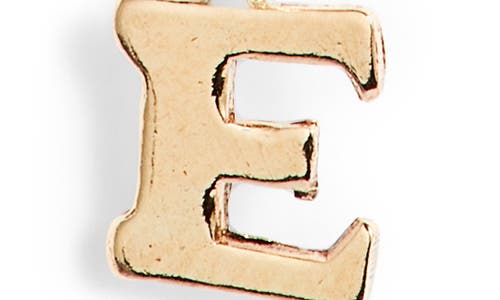 Nashelle Initial Pendant Necklace In Gold Fill - E