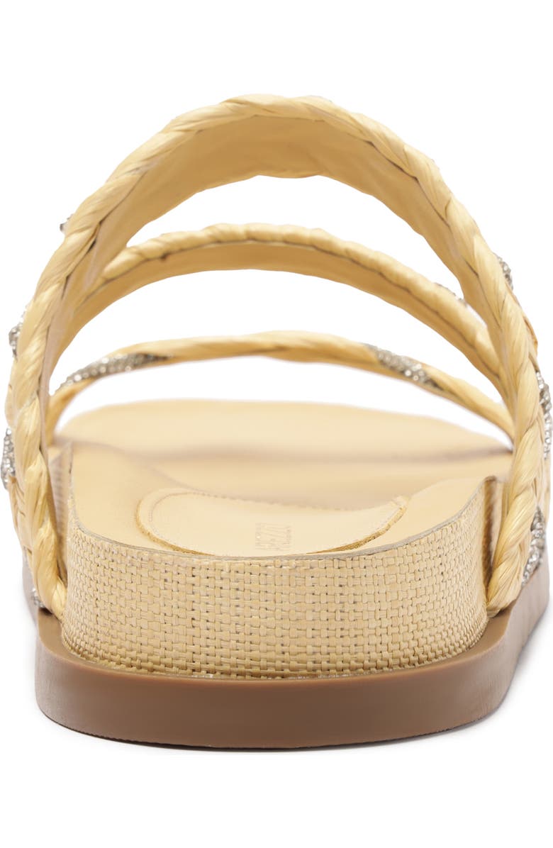 Arezzo Mila Flatform Slide Sandal, Alternate, color, Beige