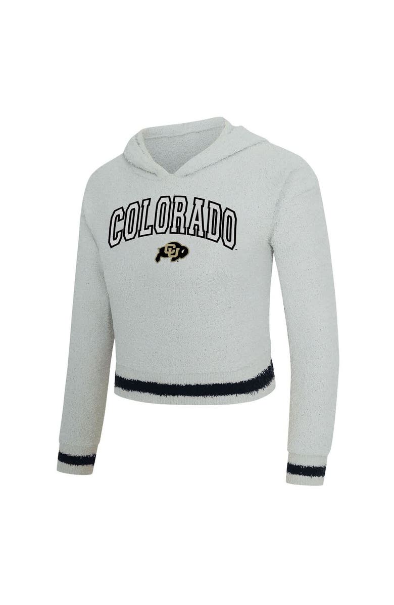 CONCEPTS SPORT Women's Concepts Sport Gray/Black Colorado Buffaloes Whitley Long Sleeve Hoodie Top & Shorts Set, Alternate, color, Gray