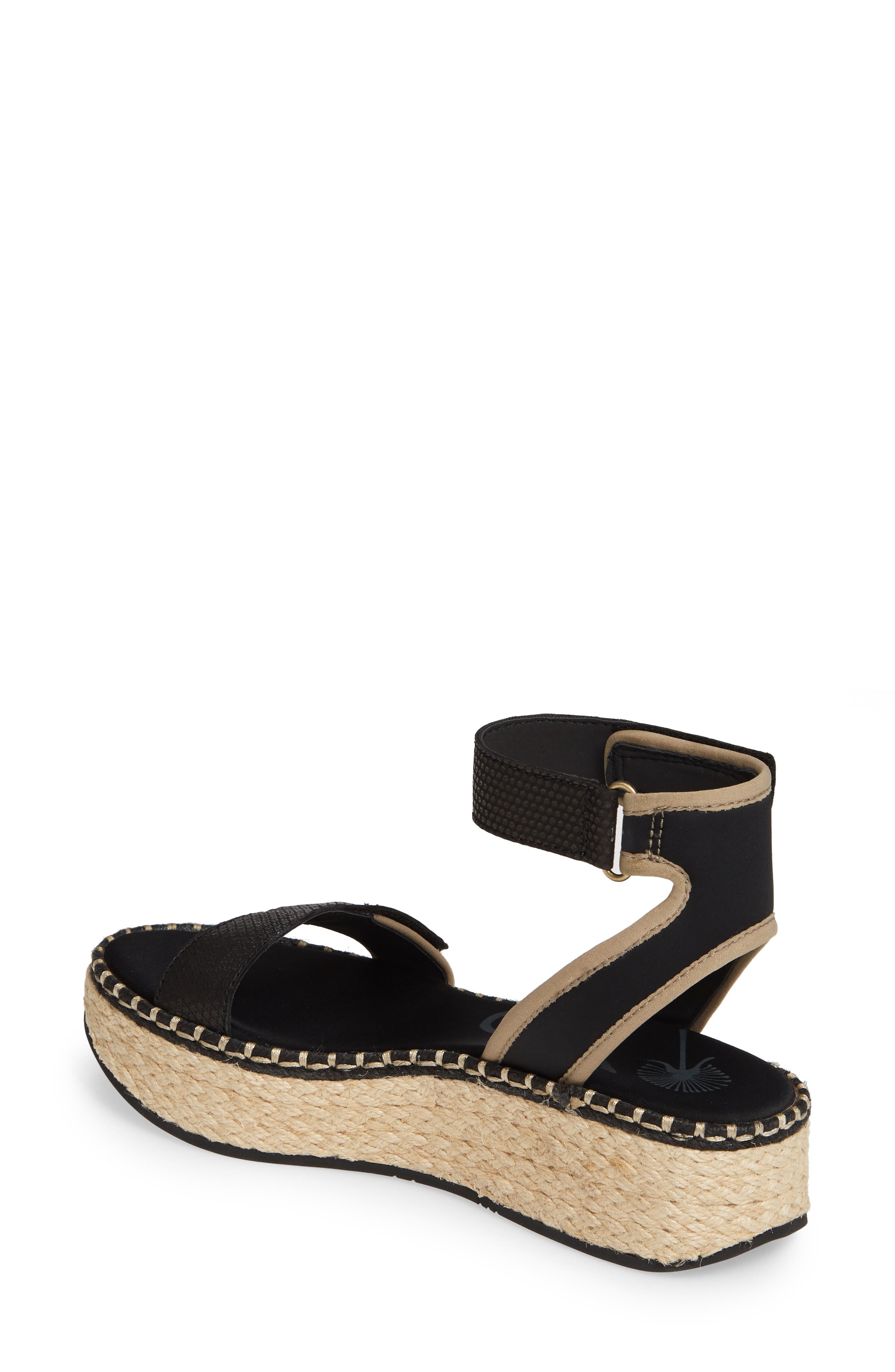 OTBT Reflector Espadrille Platform Sandal, Alternate, color, 