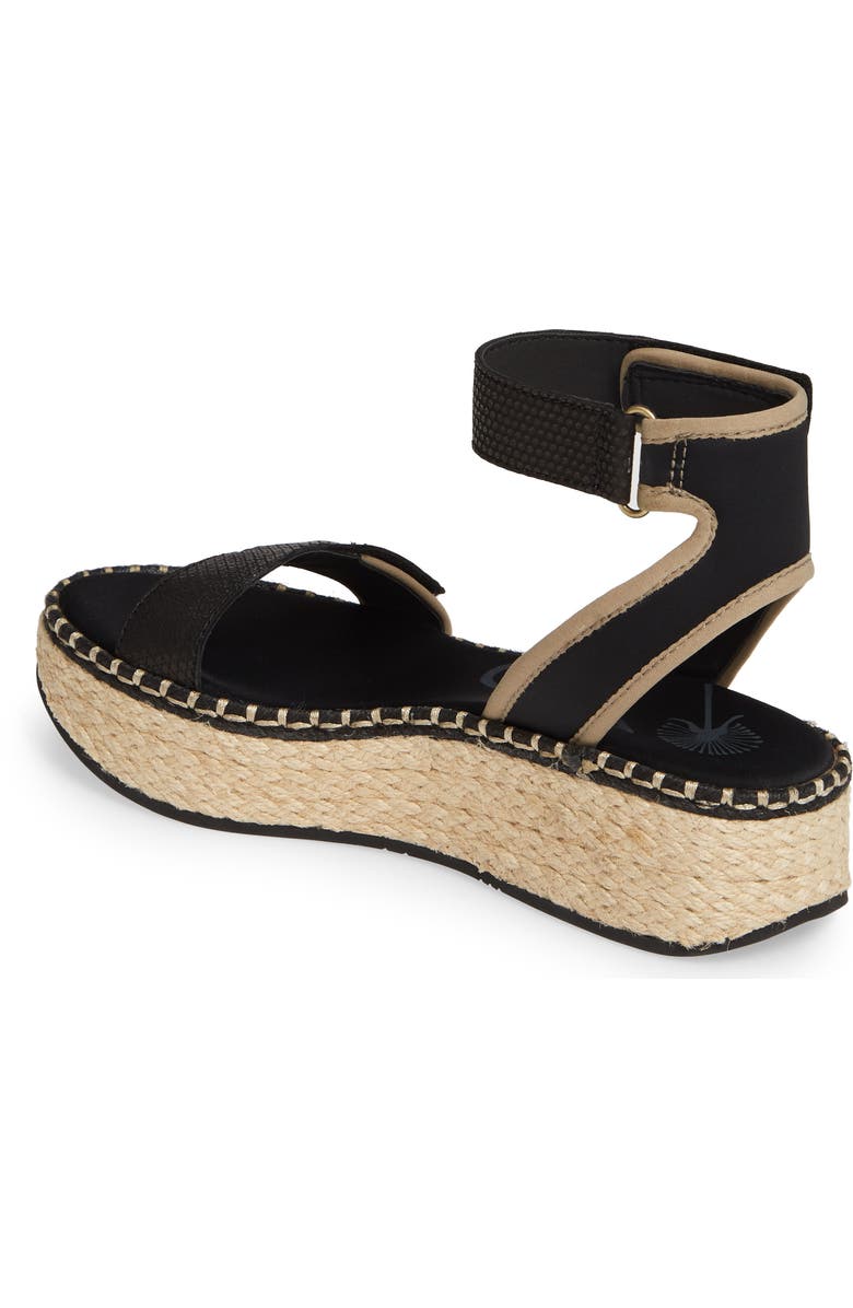 OTBT Reflector Espadrille Platform Sandal, Alternate, color,