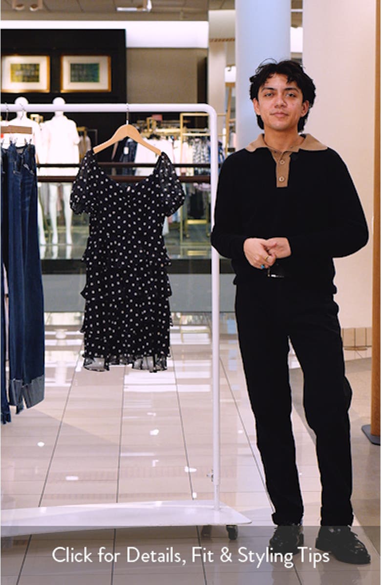 Kids' Tiered Dot Print Dress, sales video thumbnail