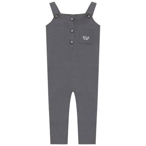 Crest Embroidery Knit Overall (Baby)