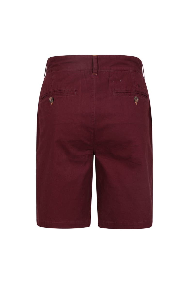 Natural Chino Shorts, Alternate, color, Burgundy