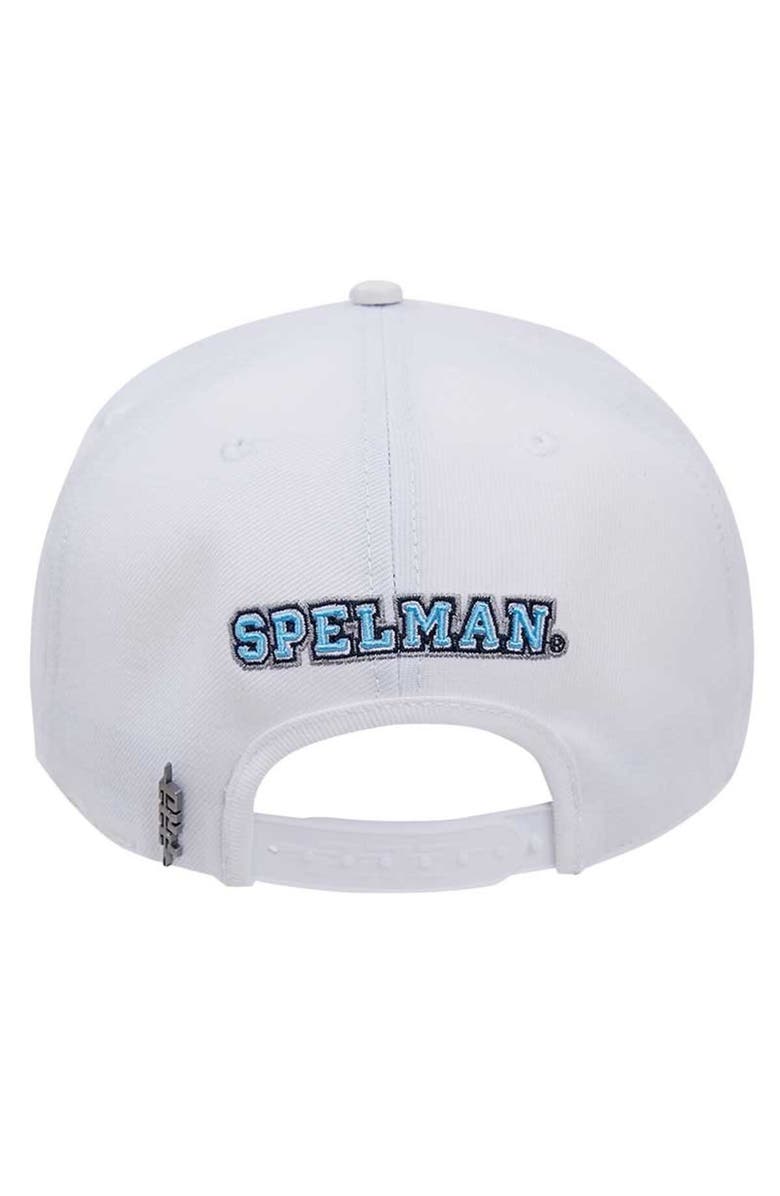 PRO STANDARD Men's Pro Standard White Spelman College Jaguars Evergreen Wool Snapback Hat, Alternate, color, White