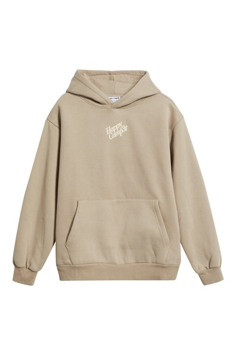 Puff Series Core Logo Cotton Blend Hoodie, Alternate, color, TAUPE