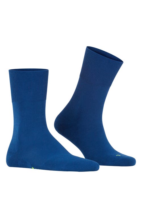 Shop Falke Gender Inclusive Run Crew Socks In Sapphire