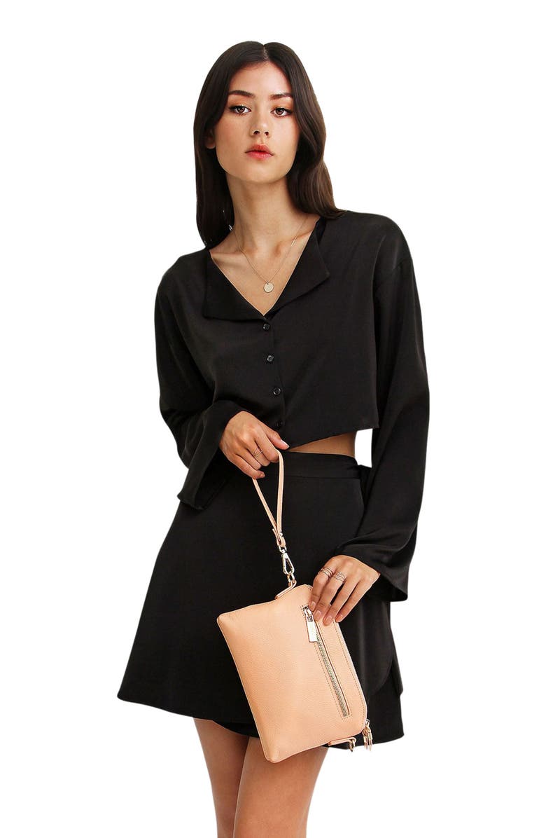 Belle & Bloom Before You Go Top, Alternate, color, Black