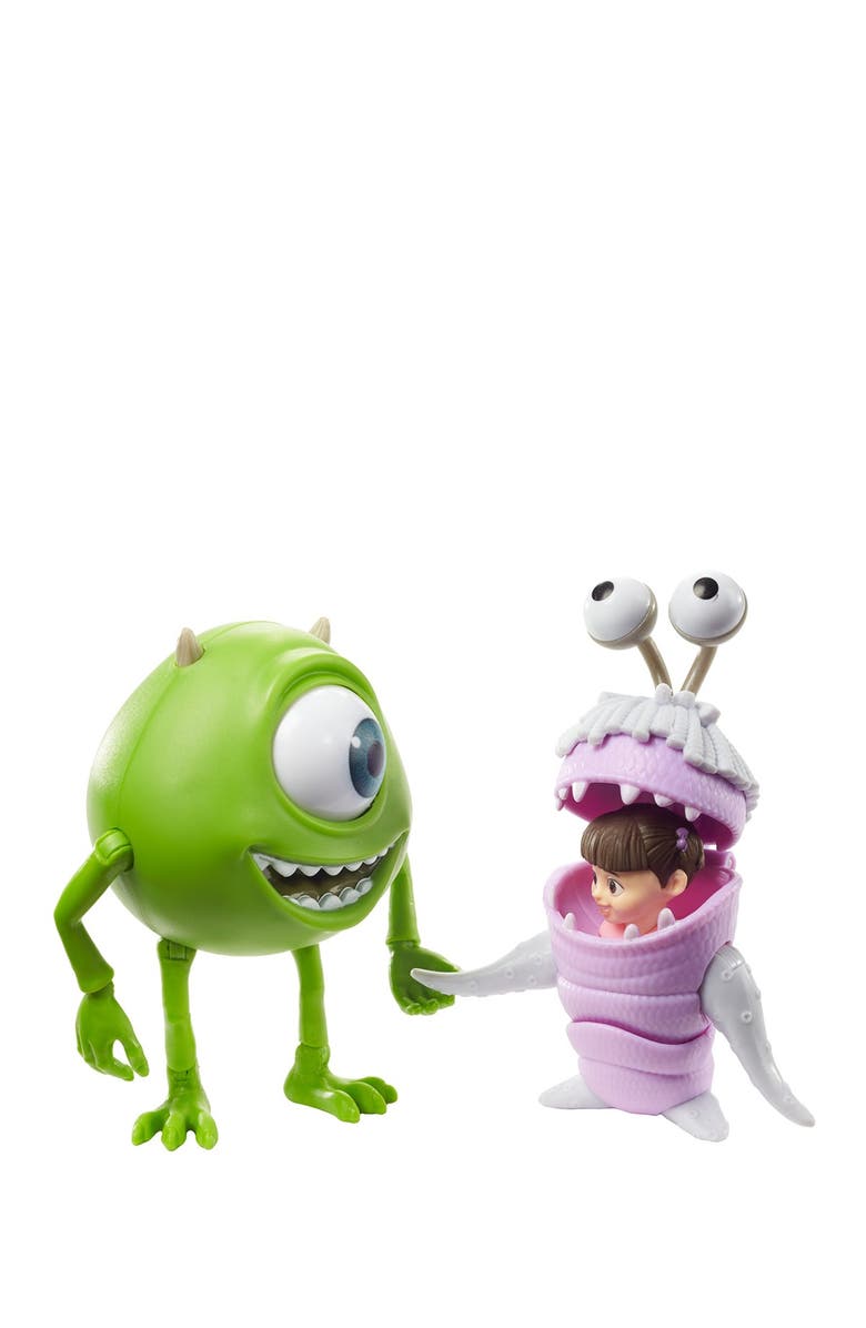 Mattel Disney Pixar Monsters, Inc. Mike Wazowski & Boo Figurine Playset, Main, color, 