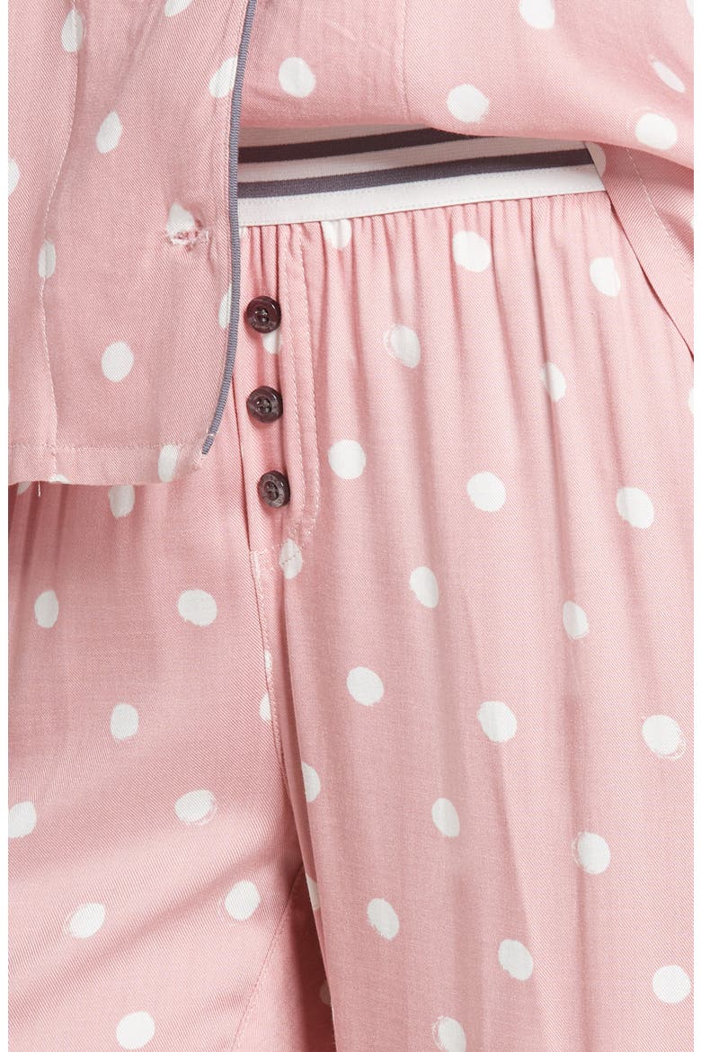Print Pajamas, Alternate, color, DUSTY ROSE
