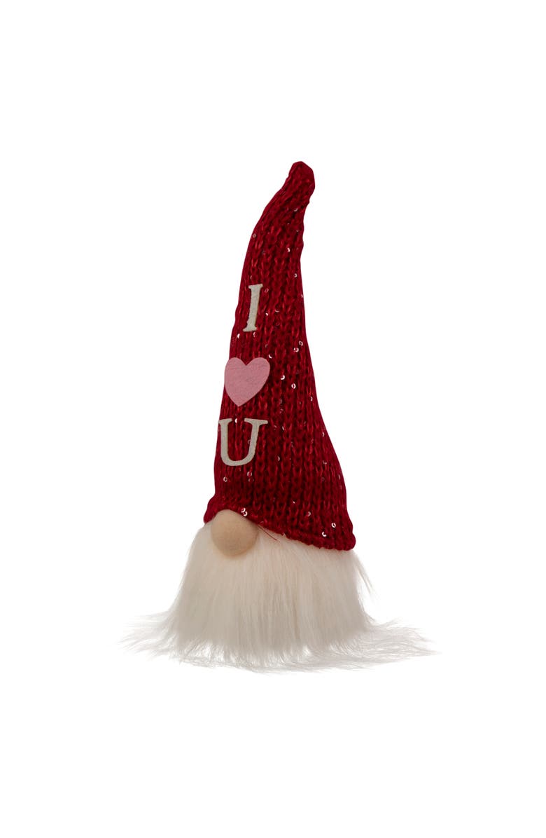 Northlight LED Lighted "I Heart U" Valentine's Day Gnome - 11.5", Alternate, color, Red