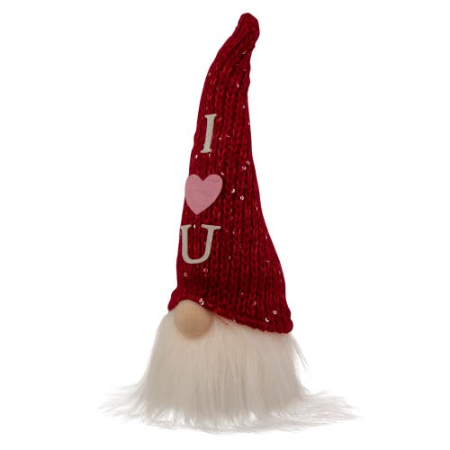 Northlight Led Lighted "i Heart U" Valentine's Day Gnome In Red