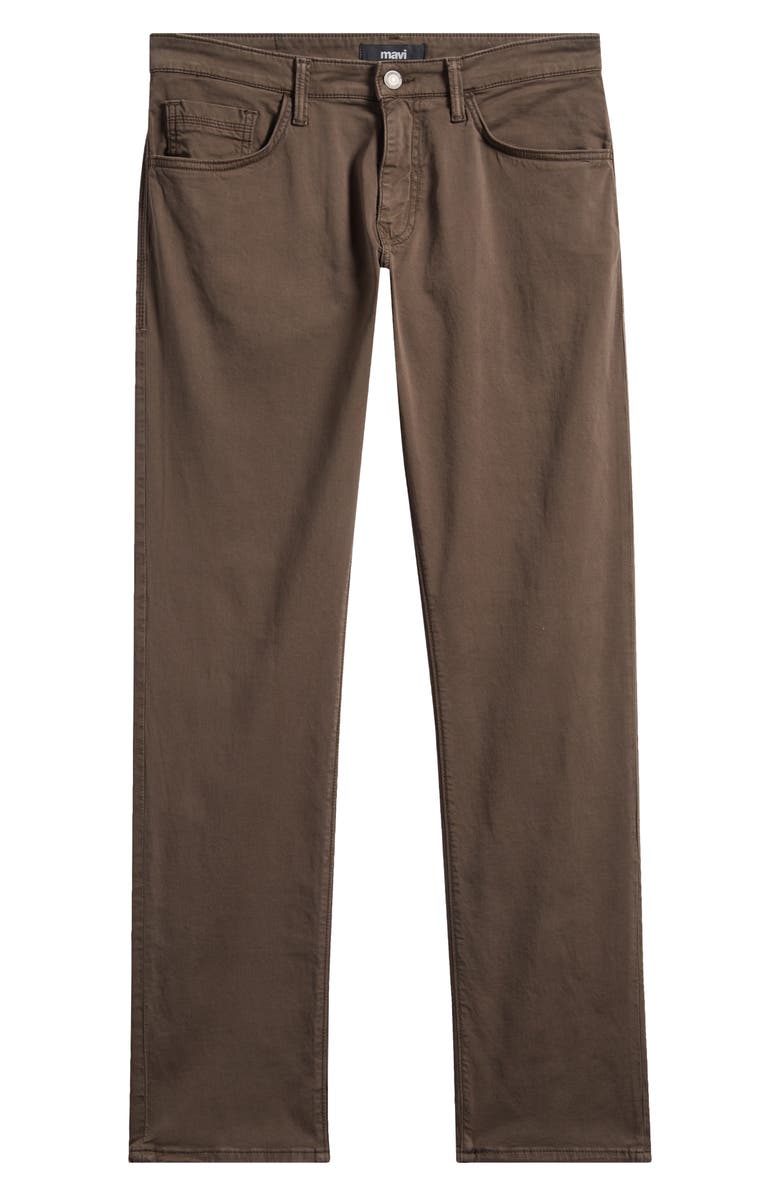 Mavi Jeans Zach Straight Leg Twill Pants, Alternate, color, Oak Twill