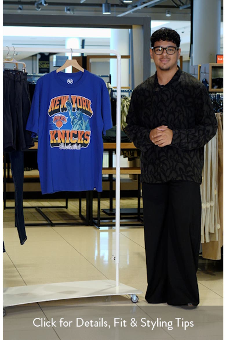 Men's '47 Blue New York Knicks Regional Franklin T-Shirt video