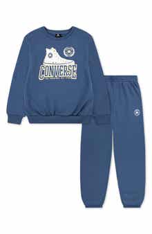 Converse Kids' All Star Shoe Fleece Graphic Sweatshirt & Joggers Set
