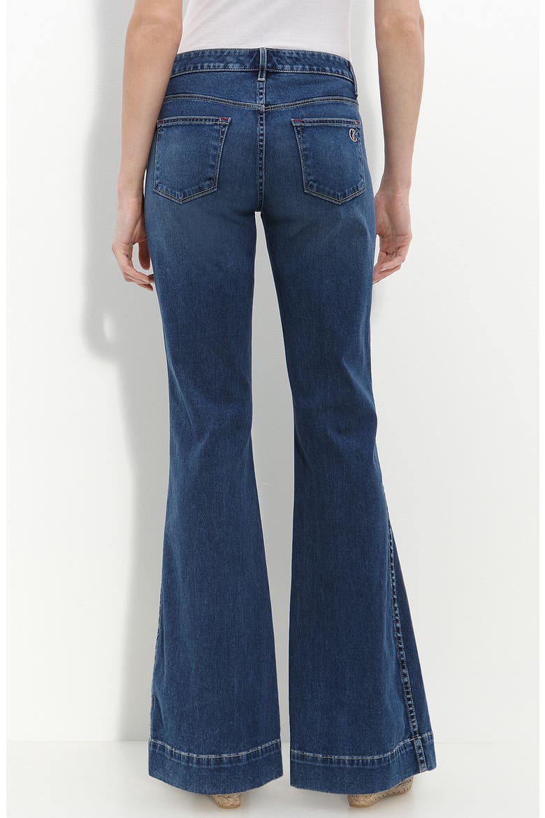 'Felicity' Flare Leg Stretch Jeans, Alternate, color, TRUEST BLUE