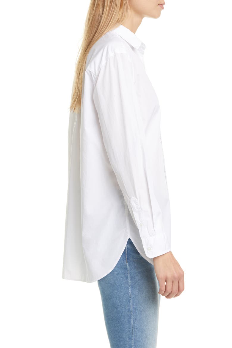 Joedy Superfine Cotton Button-Up Shirt, Alternate, color, WHITE PIUMINO