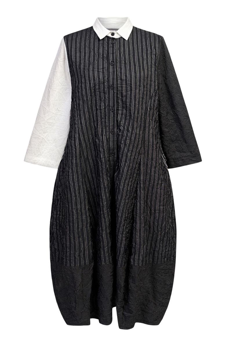 Alembika Patchwork cocoon shirt-dress, Alternate, color, 