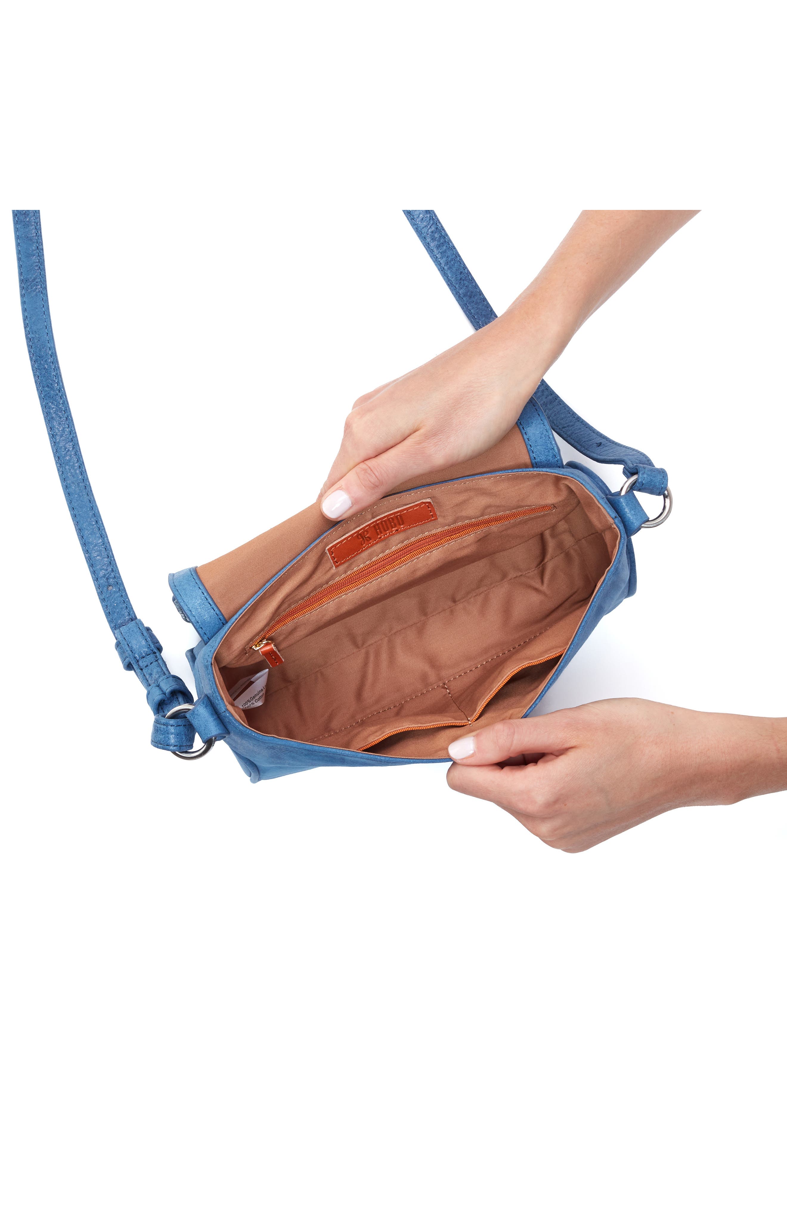 HOBO Small Autry Leather Crossbody Bag, Alternate, color, 