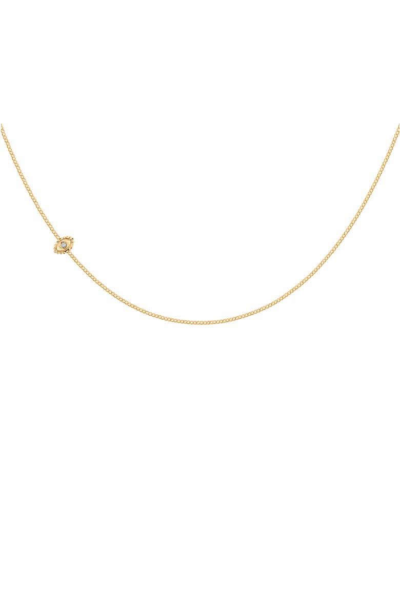 Karma and Luck Protection Safeguarded Spirit Necklace, Main, color, Gold