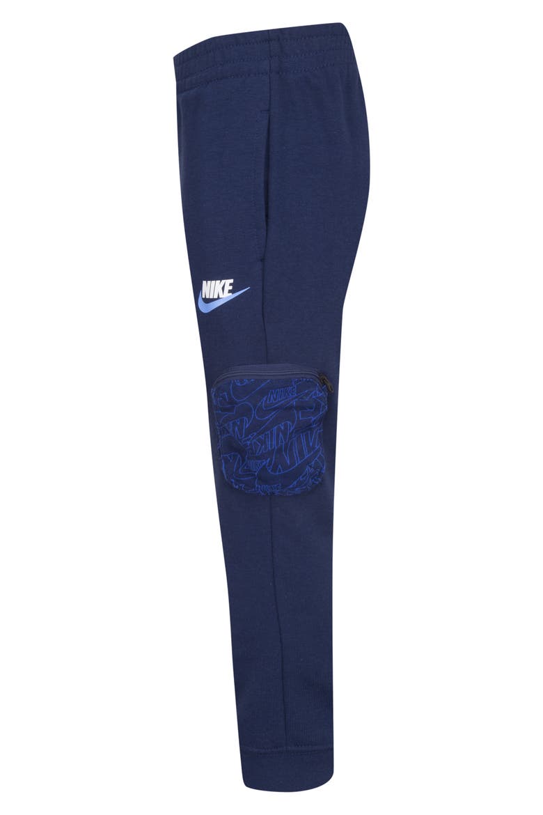 Kids' Cotton Blend Joggers, Alternate, color, MIDNIGHT NAVY