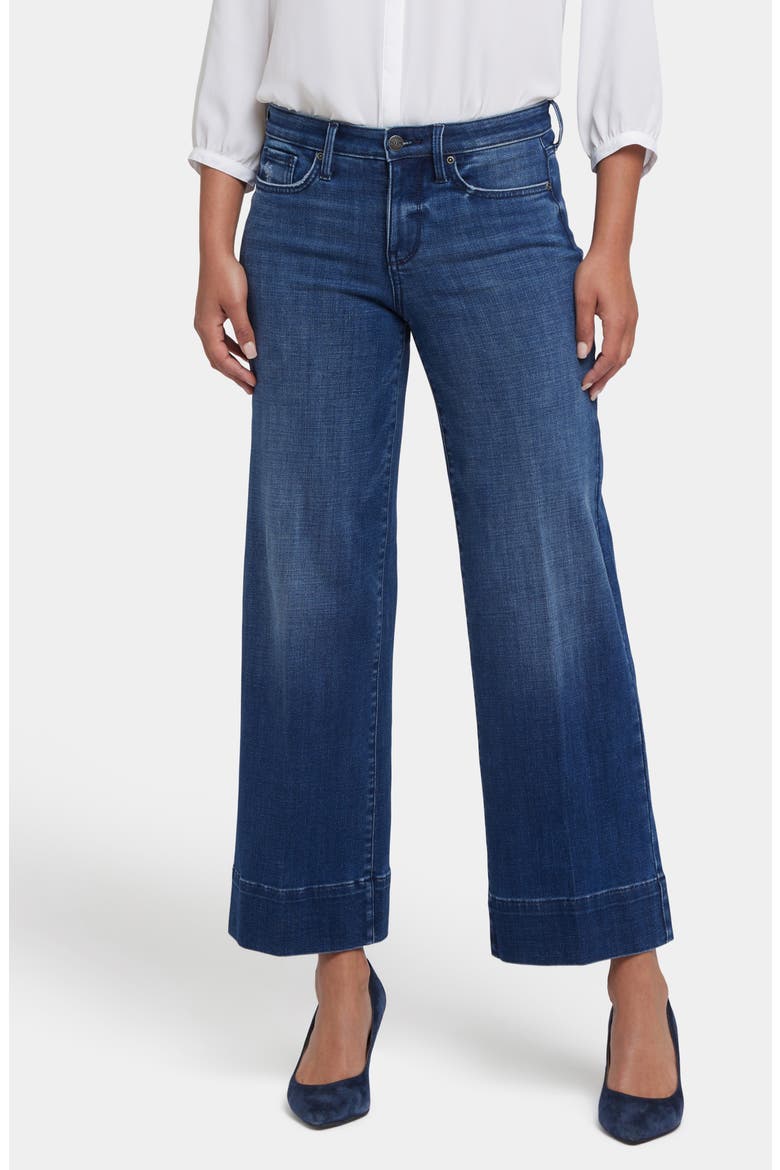 Teresa High Waist Wide Leg Ankle Jeans, Main, color, MOONLIGHT