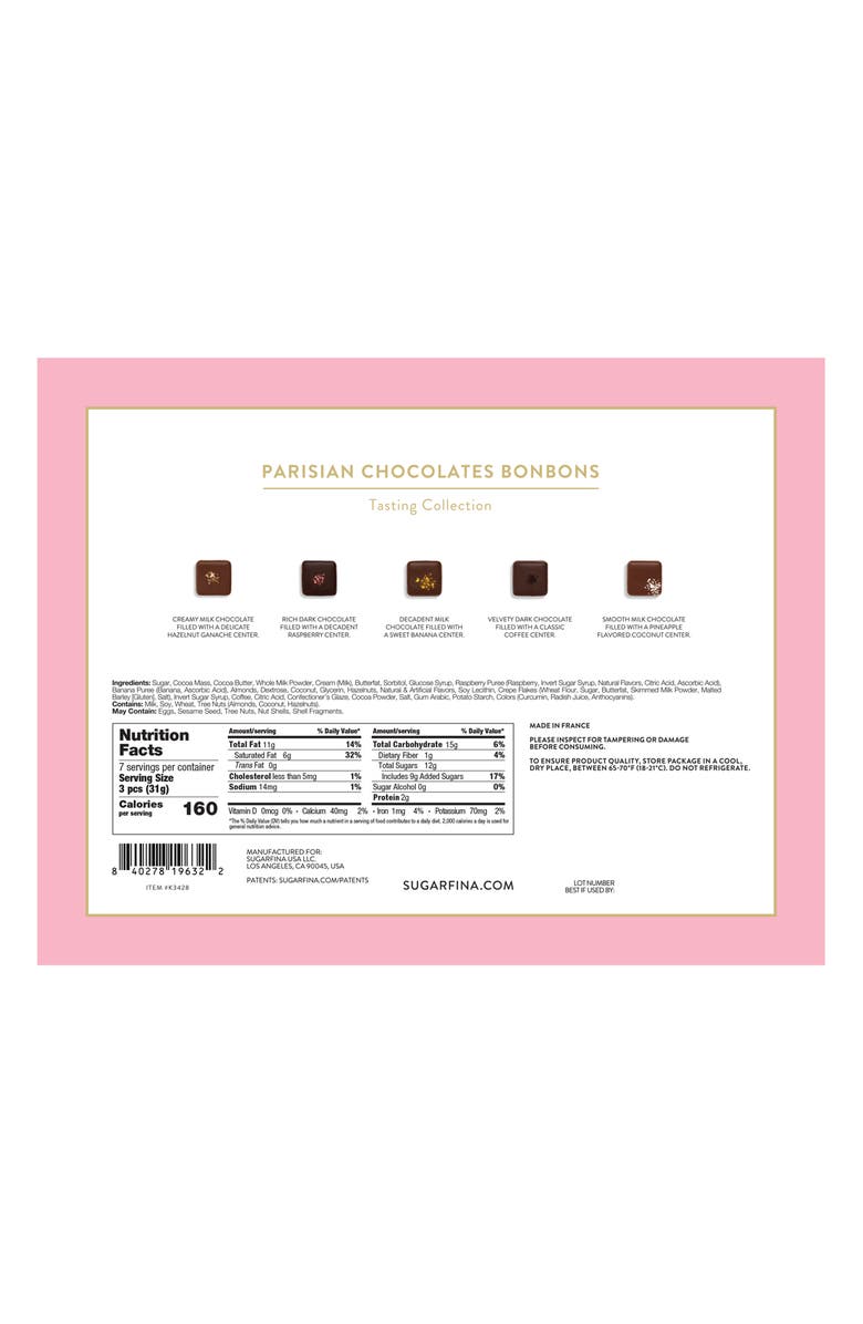 sugarfina Parisian Chocolates Bonbons, Alternate, color,