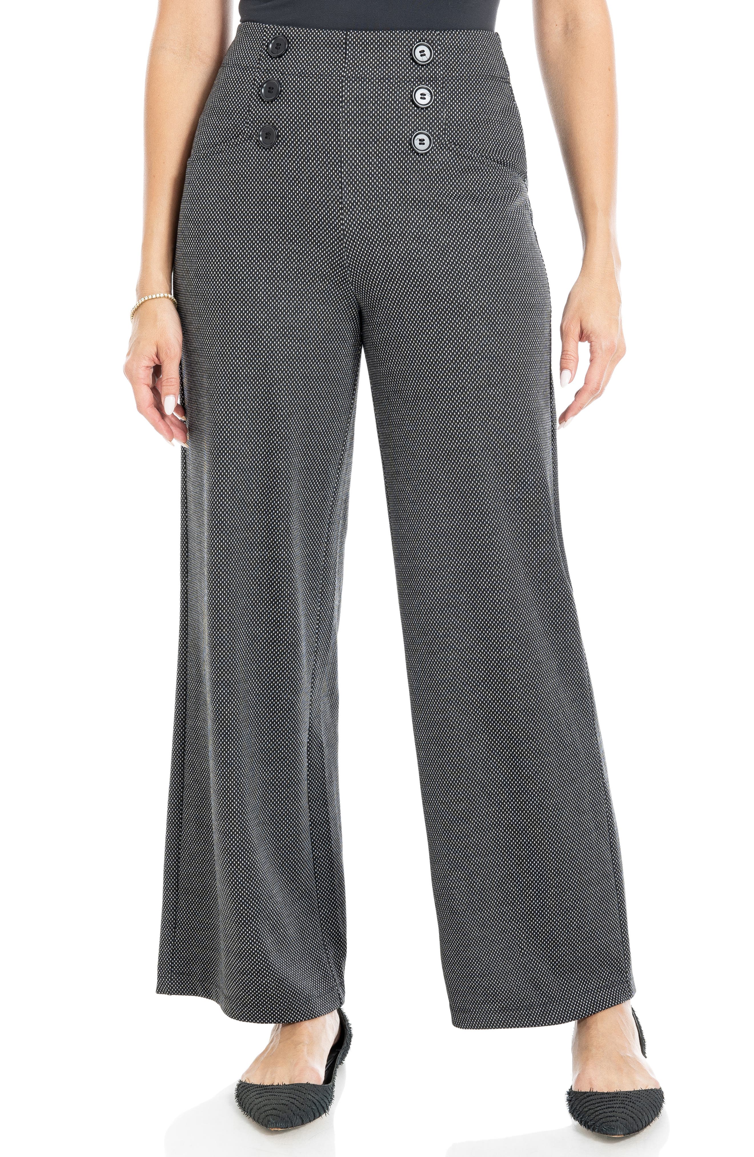 MAX STUDIO Sailor High Waist Wide Leg Pants