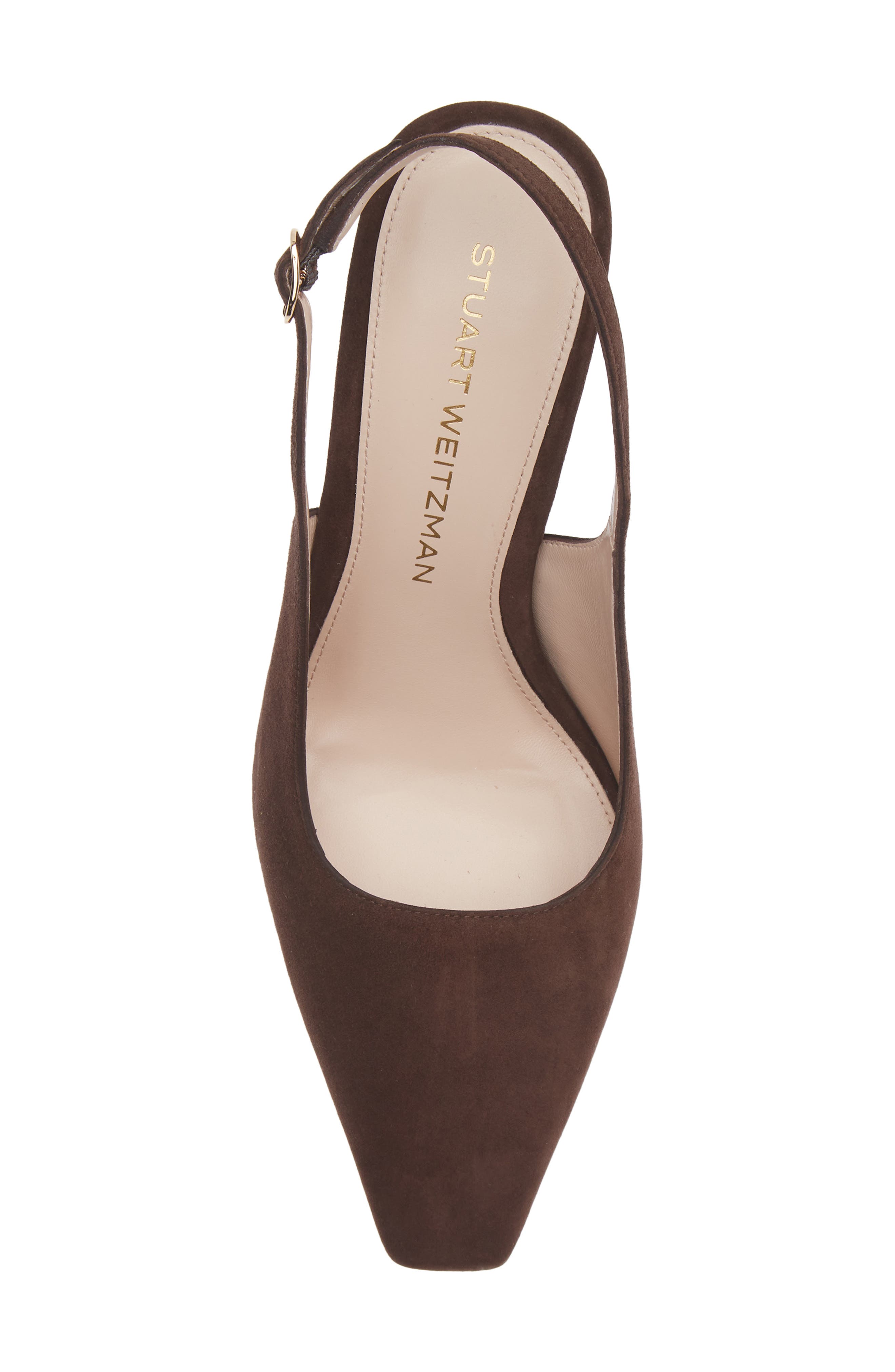 Stuart Weitzman Stassi Slingback Pump, Alternate, color, Walnut