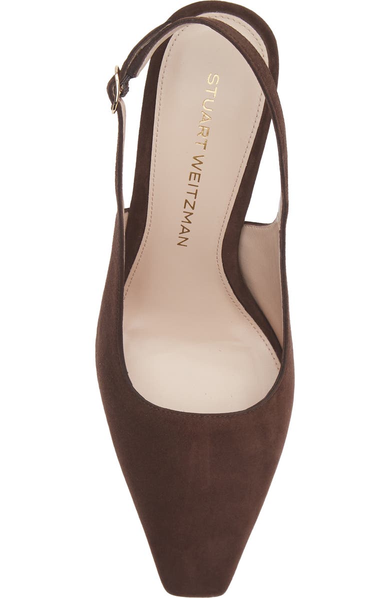 Stuart Weitzman Stassi Slingback Pump, Alternate, color, Walnut