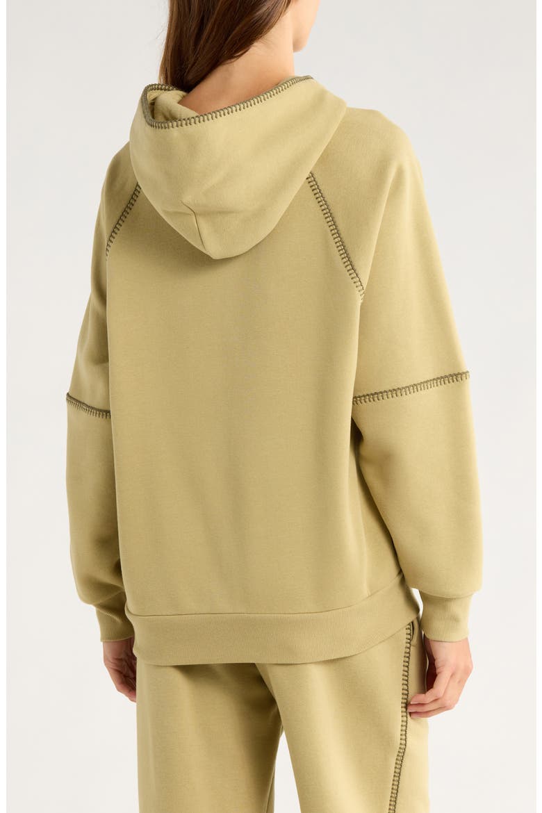 Classic Cotton Blend Hoodie, Alternate, color, MUTED BRASS